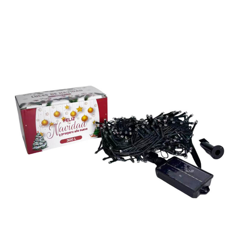 Luces lineales con panel solar 300 focos